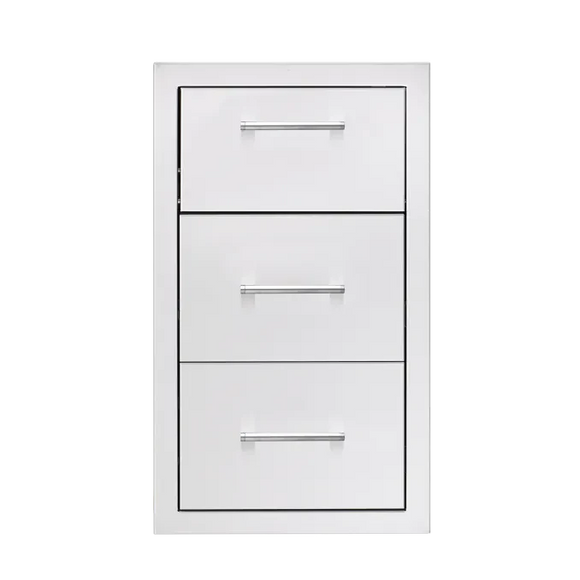 TrueFlame 17 Inch Vertical 2-Drawer & Paper Towel Holder Combo