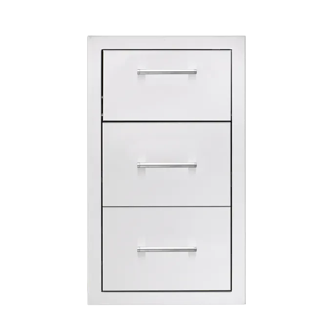 TrueFlame 17 Inch Vertical 2-Drawer & Paper Towel Holder Combo