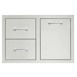 TrueFlame 33" 2-Drawer & Access Door Combo