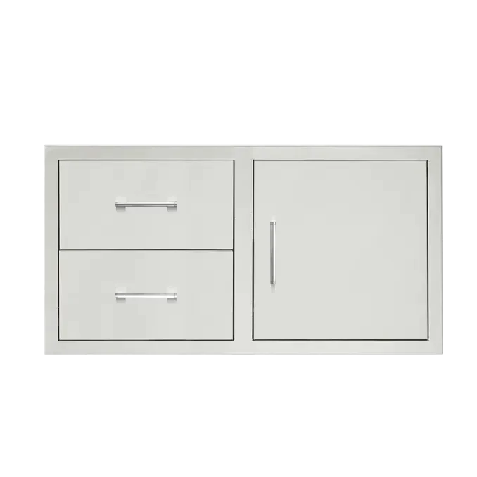 TrueFlame 42" 2-Drawer & Access Door Combo