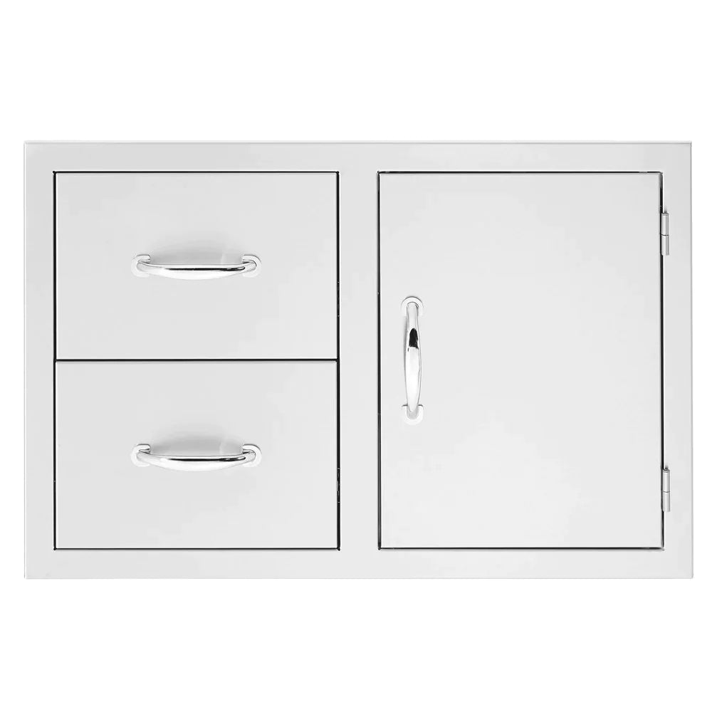 TrueFlame 30" 2-Drawer & Access Door Combo