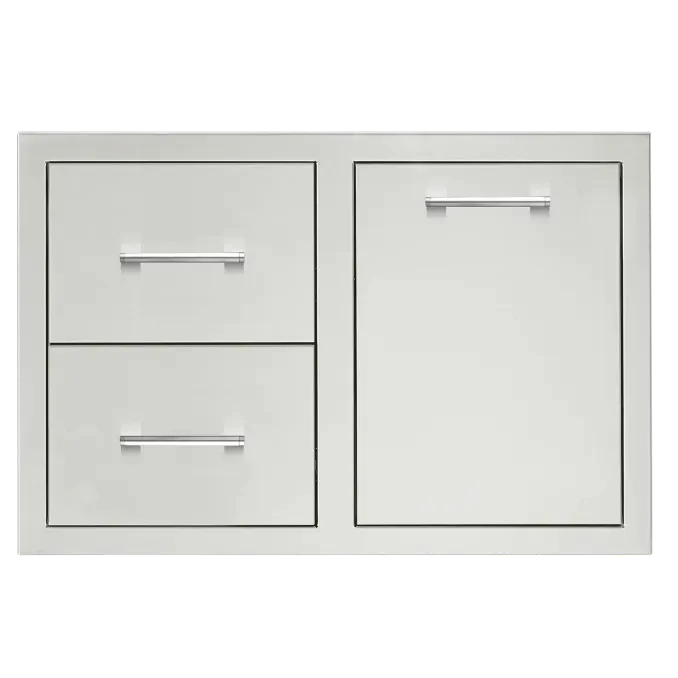 TrueFlame 33" 2-Drawer & Access Door Combo