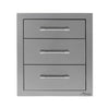 Alfresco 17-Inch Three-Tier Storage Drawers