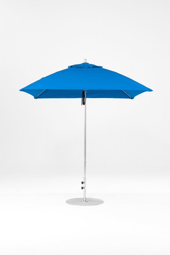 464FM-SQ-R172 Pacific Blue-Brushed Silver