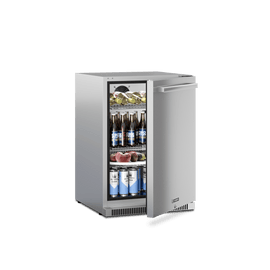Dometic 24 Inch Outdoor Refrigerator with Solid Door and Lock