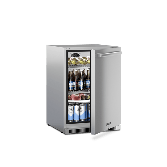 Dometic 24 Inch Outdoor Refrigerator with Solid Door and Lock