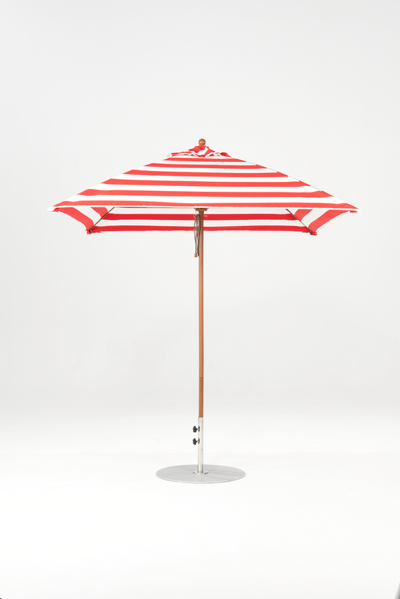 464FM-SQ-012 Red Stripe-Golden Oak