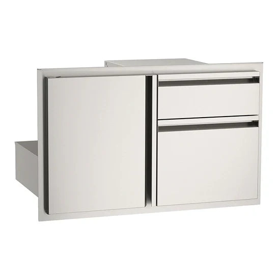 American Outdoor Grill Door w/ Double Drawer