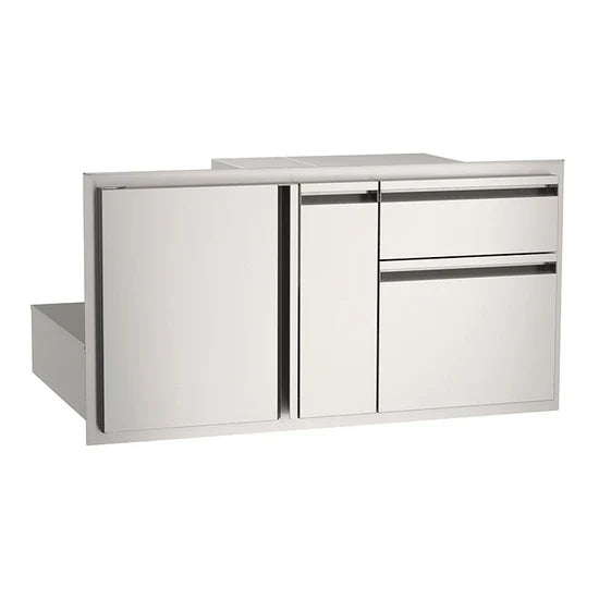 American Outdoor Grill Door w/ Dbl. Drawer & Platter Storage