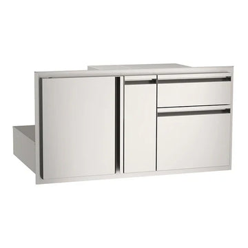 American Outdoor Grill Door w/ Dbl. Drawer & Platter Storage