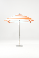 464FM-SQ-005 Orange Stripe-Brushed Silver