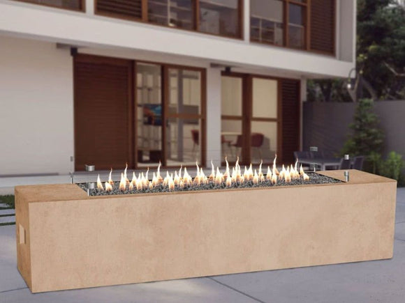 American Fyre Designs Milan Low Linear Fire Table