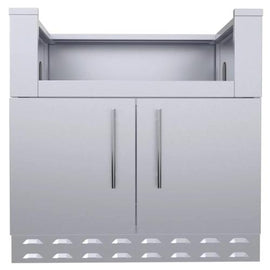 Sunstone 34" Universal Grill Base Cabinet – Fits 30" Charcoal Grill