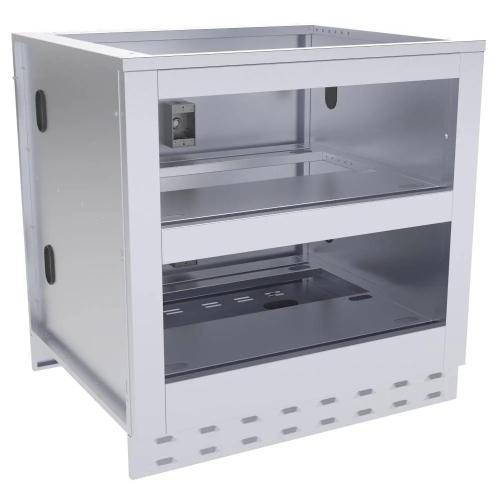 Sunstone Outdoor Kitchen 34" Stainless Steel Double Warming Drawer Cabinet
