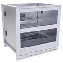 Sunstone Outdoor Kitchen 34" Stainless Steel Double Warming Drawer Cabinet