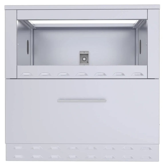 Sunstone Premium 34-Inch Outdoor Kitchen Warming Drawer Cabinet – Stainless Steel