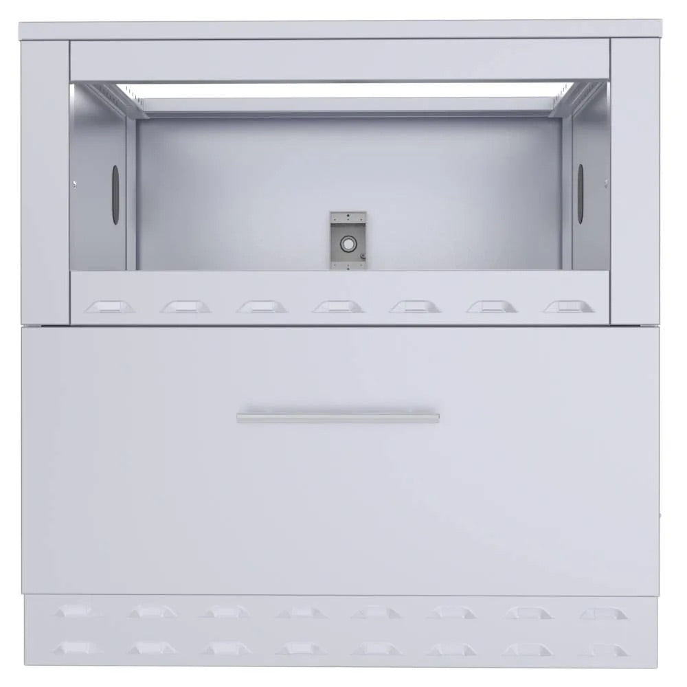 Sunstone Premium 34-Inch Outdoor Kitchen Warming Drawer Cabinet – Stainless Steel