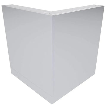 Sunstone 31 Inch BBQ Island Cabinet Back Panel – 90-Degree Stainless