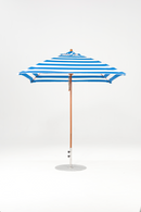 464FM-SQ-016 Blue Stripe-Golden Oak