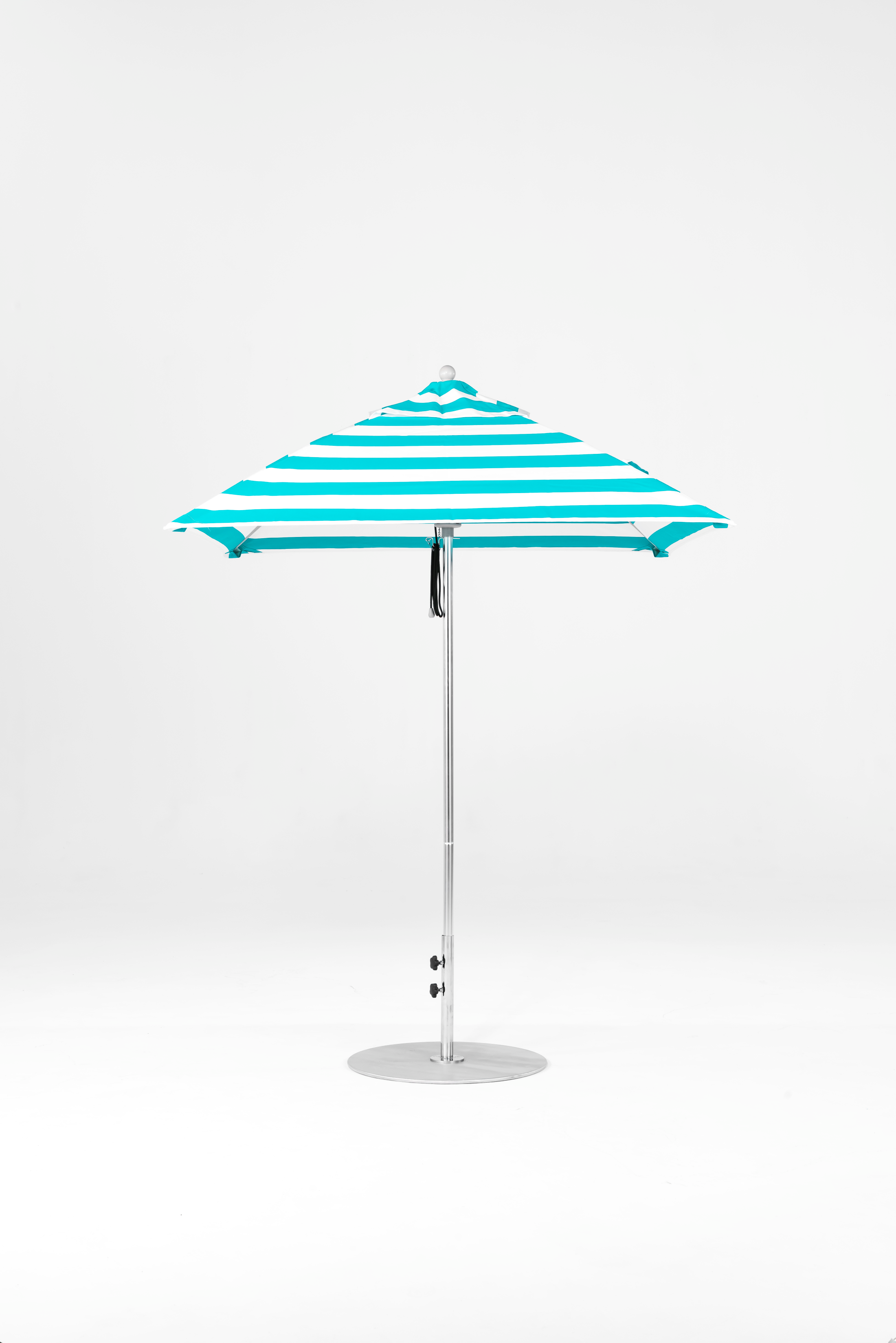 454FM-SQ-011 Turquoise Stripe-Platinum