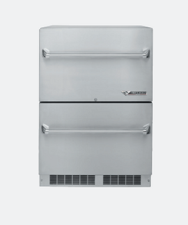 Twin Eagles 24 Inch Outdoor Refrigerator with Drawers