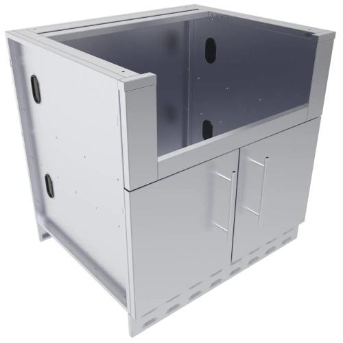 Sunstone 34" Universal Grill Base Cabinet – Fits 30" Charcoal Grill