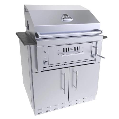 Sunstone 34" Universal Grill Base Cabinet – Fits 30" Charcoal Grill