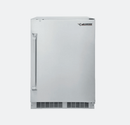 Twin Eagles 24 Inch Outdoor Refrigerator with Solid Door and Lock