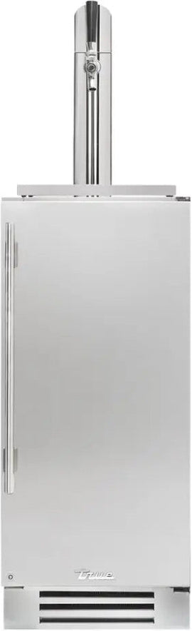 True 15 Inch Outdoor Beverage Dispenser with Solid Door and Lock