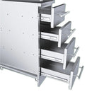 Sunstone 12" Stainless Steel Four-Drawer BBQ Island Base Cabinet