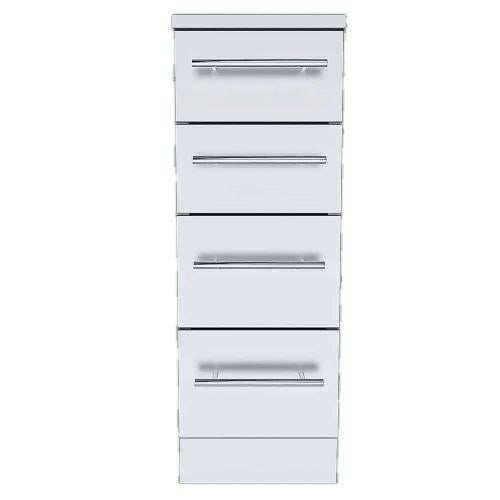 Sunstone 12" Stainless Steel Four-Drawer BBQ Island Base Cabinet