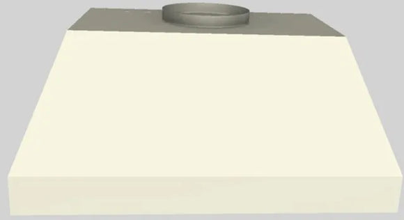 Vent A Hood 34 3/8 Inch 600 CFM Wall Mount Liner Insert