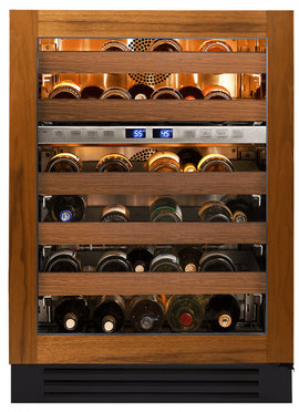True 24 Inch Outdoor Wine Cabinet with Panel Ready Glass Door 
