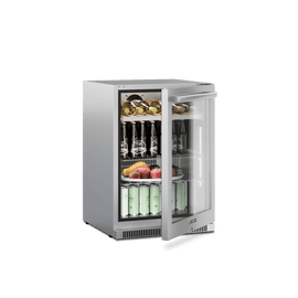 Dometic 24 Inch Outdoor Beverage Center with Glass Door and Lock