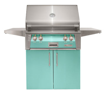 Alfresco ALXE 30-Inch Freestanding Grill With Rotisserie