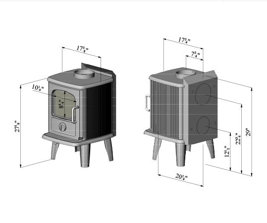 Morsø 3112 Radiant Wood Stove - 0