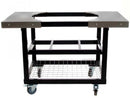 Primo Steel Cart With Stainless Steel Side Tables For XXL Charcoal Grills