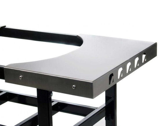 Primo Steel Cart With Stainless Steel Side Tables For XXL Charcoal Grills