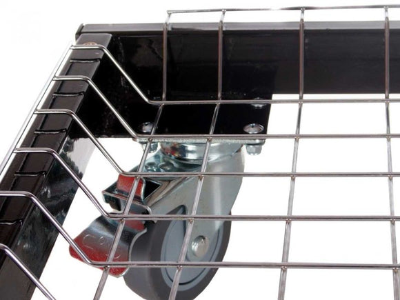 Primo Steel Cart With Stainless Steel Side Tables For XXL Charcoal Grills