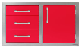 Alfresco 42 Inch Door Drawer Combo