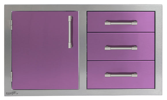 Alfresco 42 Inch Door Drawer Combo
