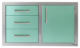 Alfresco 42 Inch Door Drawer Combo