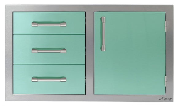 Alfresco 42 Inch Door Drawer Combo