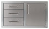 Alfresco 32 Inch Access Door & Drawers Combo