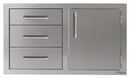 Alfresco 42 Inch Door Drawer Combo