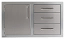 Alfresco 32 Inch Access Door & Drawers Combo