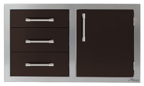 Alfresco 32 Inch Access Door & Drawers Combo