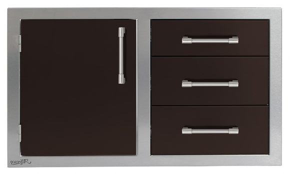 Alfresco 32 Inch Access Door & Drawers Combo