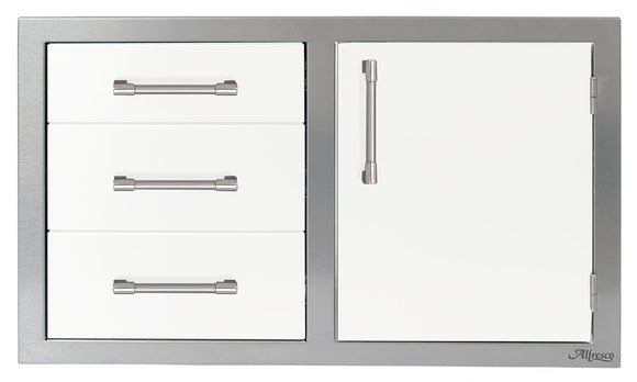 Alfresco 32 Inch Access Door & Drawers Combo