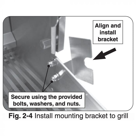 Fire Magic Heavy Duty Rotisserie Bracket Kit for Echelon 1060